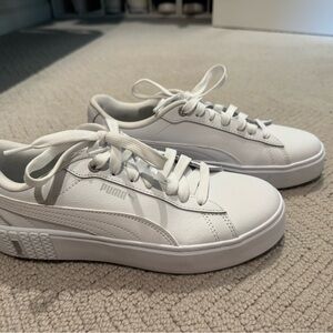 Puma Classic White Leather Sneakers